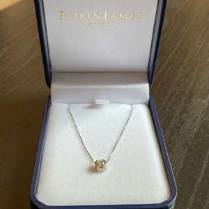 Silver Crystal Necklace